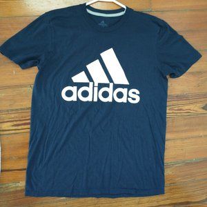 Adidas Go-To Performance Tee, Navy, Size Medium